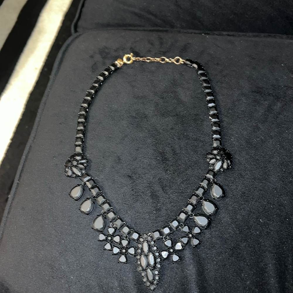 Matte Black Stone Necklace